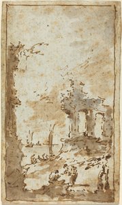 ラグーンの廃墟の奇想曲 作： Francesco Guardi