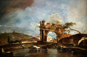 カプリッチョ 作： Francesco Guardi