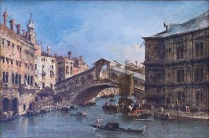 リアルト橋 作： Francesco Guardi