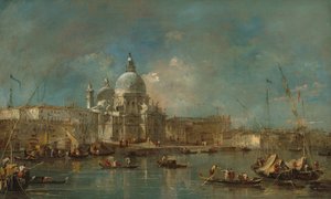 サンタ・マリア・デッラ・サルーテ、c。 1770年。 作： Francesco Guardi