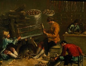 コロネリのギルドのサインボード 作： Francesco Guardi