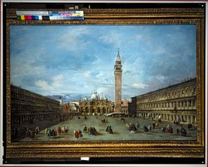 サン・マルコ広場、ヴェネツィア 作： Francesco Guardi