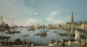 ヴェネツィアのサン・マルコ教会の眺め 作： Francesco Guardi