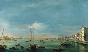 ジュデッカ運河とザッテレの眺め 作： Francesco Guardi
