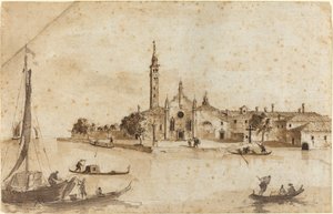 恵みの聖母の島 作： Francesco Guardi and Giacomo Guardi