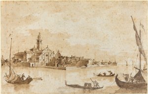 サンクレメンテ島 作： Francesco Guardi and Giacomo Guardi