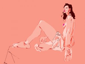  作： 