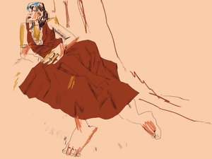  作： 