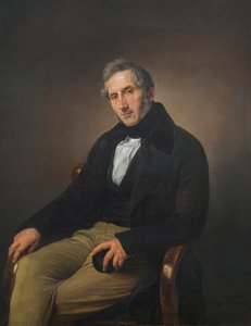 アレッサンドロ・マンゾーニの肖像 作： Francesco Hayez