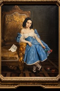 ルイジア・ネグローニ・プラティ・モロシーニ伯爵夫人の肖像 作： Francesco Hayez