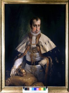 フランチェスコ・ヘイズ（1791-1882）によるオーストリア皇帝フェルディナンド1世（1793-1875）の肖像。Museo del Risorgimento（リソルジメント博物館）。ミラノ 作： Francesco Hayez