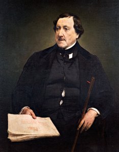 ジョアキーノ・ロッシーニの肖像（ペーザロ 作： Francesco Hayez
