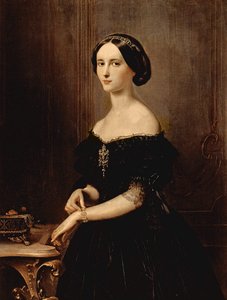 ヴェネツィアの女性の肖像、1852年頃