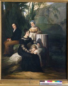 ボリー家の肖像画 作： Francesco Hayez