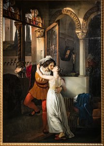 ロミオとジュリエットのラストキス 作： Francesco Hayez