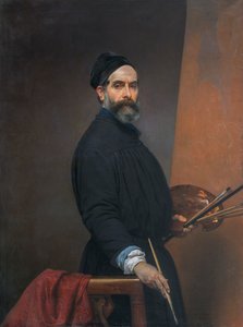 57歳の自画像 作： Francesco Hayez