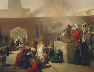 ホアスの戴冠式、1839 作： Francesco Hayez