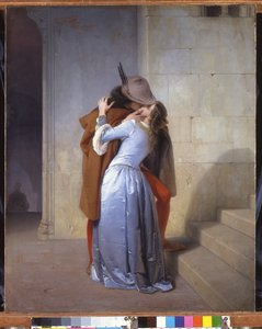 キス、1859 作： Francesco Hayez