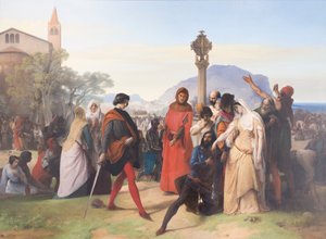 シチリアのヴェスパー 作： Francesco Hayez