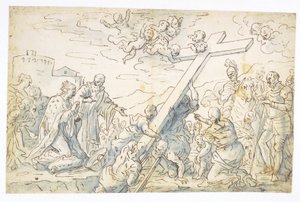 真の十字架の発見 作： Francesco La Marra