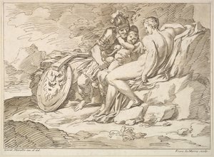 金星、火星、キューピッド、1725-80。 作： Francesco Lamarra