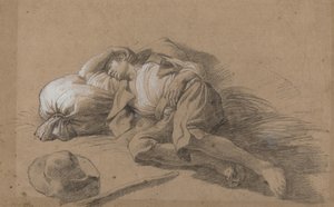 眠れる農民 作： Francesco Londonio
