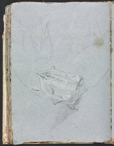 Verona Sketchbook：Drapery study page 84、1760。