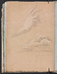Verona Sketchbook：Hands page 92、1760。 作： Francesco Lorenzi