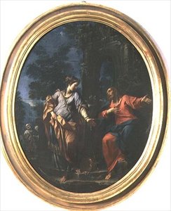 キリストとサマリアの女 作： Francesco Monti