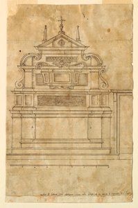 祭壇のためのプロジェクト 作： Francesco Mosca