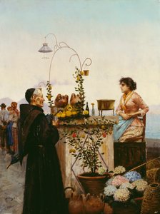 Drinks vendor, by Francesco Paolo Diodati (1864-1940), oil on canvas, 68x51 cm   1462084   ja       japanese Successfully Translated  Original: View of Lakes Buttermere and Crummock Water Translat: View of Lakes Buttermere and Crummock Water 1442218 ja jap 作： Francesco Paolo Diodati