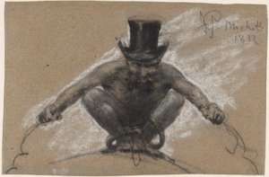 サタンが乗って世界を駆り立てる 作： フランチェスコ・パオロ・ミケッティ