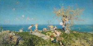 春と愛、1878年。 作： Francesco Paolo Michetti