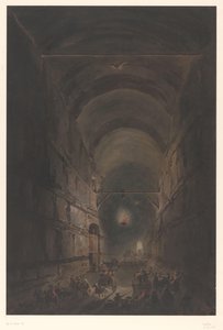 ポジリポの洞窟 Posillipo bij ナポリの洞窟 作： Francesco Piranesi