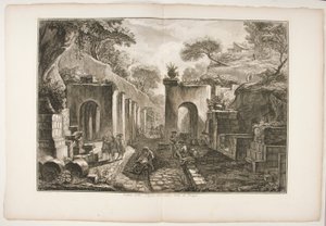 ポルタ デルの眺め 作： Francesco Piranesi