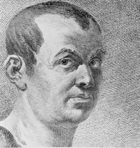 ジョバンニバティスタピラネージ1720-78 1750の肖像画136353のbw写真の詳細を彫刻 作： Francesco Polanzani