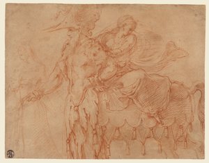 ケンタウルスとラピス 作： Francesco Primaticcio
