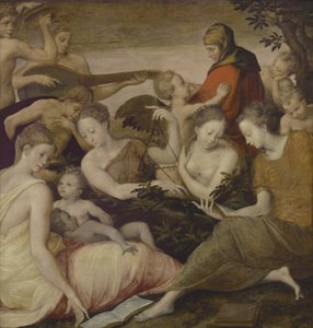 音楽芸術、1565年 作： Francesco Primaticcio