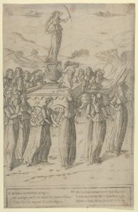 純潔の勝利、約。 1480-90。 作： Francesco Rosselli