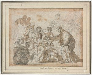 聖マウラスの奇跡 作： Francesco Solimena
