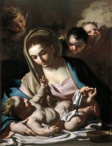 聖母子 作： Francesco Solimena