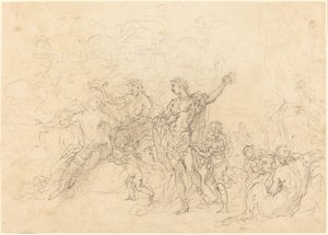 バッカスとアリアドネの結婚 作： Francesco Solimena