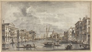 敬礼とドガーナを望む大運河 作： Francesco Tironi