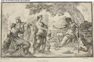 パリの審判 作： Francesco Trevisani