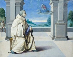 クレールヴォーの聖ベルナールのビジョン 作： Francesco Ubertini Verdi Bachiacca