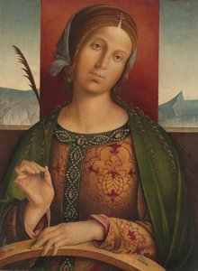 アレクサンドリアの聖カタリナ 作： Francesco Zaganelli di Bosio (attributed to)