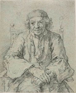 老人の肖像 作： Francesco Zuccarelli