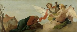 アブラハムと 3 人の天使 作： Francesco Zugno