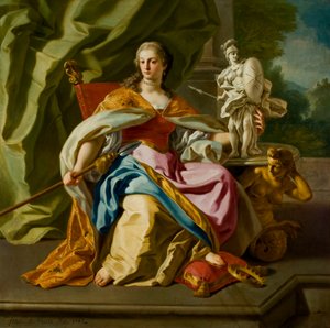 マルタ騎士団の貴族の寓話、1747。 作： Francesco de Mura