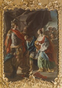 フランチェスコ・デ・ムーラ（1696-1782）によるアレクサンダーの物語 作： Francesco de Mura